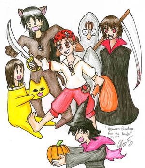 Halloween dressup - Azumanga