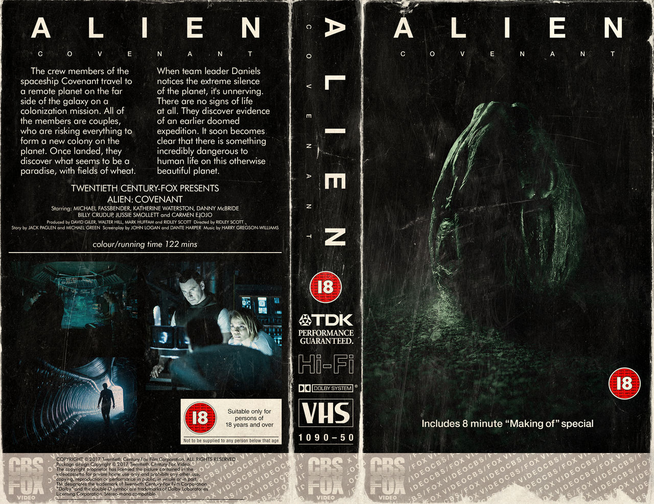 Alien: Covenant (2017) - VHS