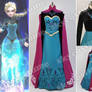 Disney Movie Frozen Elsa Coronation Dress Costume