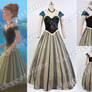 Disney Movie Frozen Anna Coronation Dress Costume