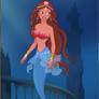 Hannah Ouray as a mermaid