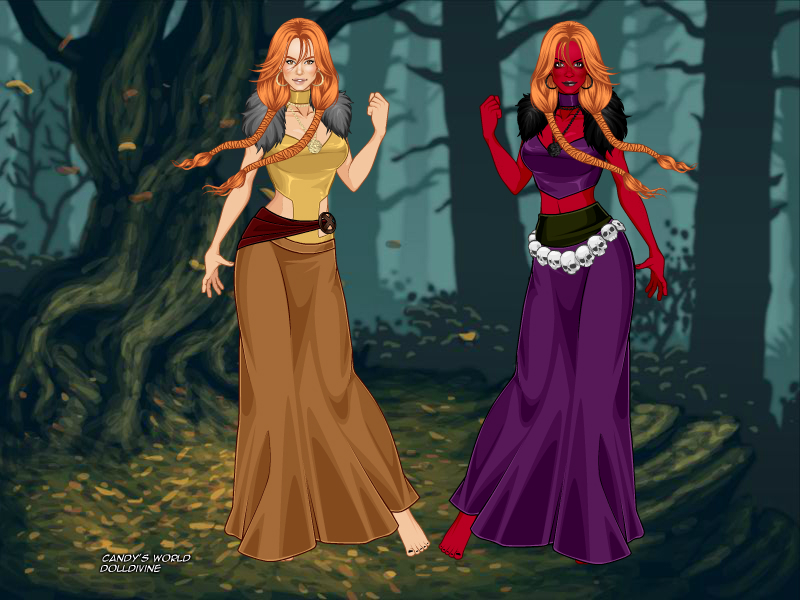 Hel Deviantart Hel's Two Forms by KaylaHarmonyWalket on DeviantArt