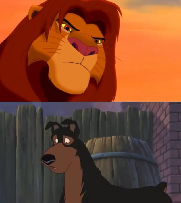 Simba Being Rude Simba is disappointed in Buster for his crimes by KaylaHarmonyWalket on ...