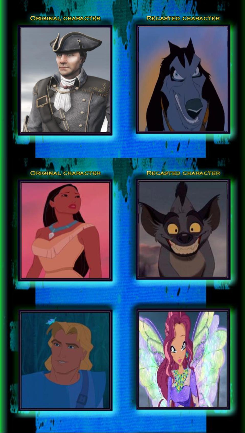 Recast Deviantart Base Recasted characters combined by KaylaHarmonyWalket on DeviantArt