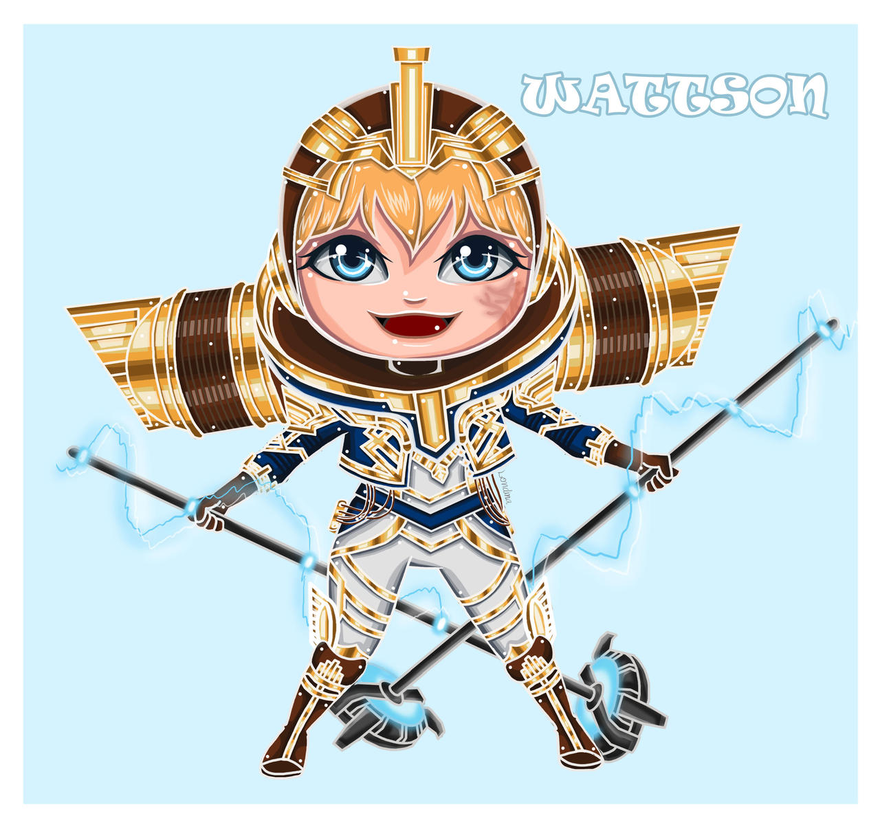 photo Fan Art Deviantart Fan Art Wattson Apex sliver age apex legends fanart