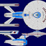 U.S.S. Enterprise Late 2290's Multi View