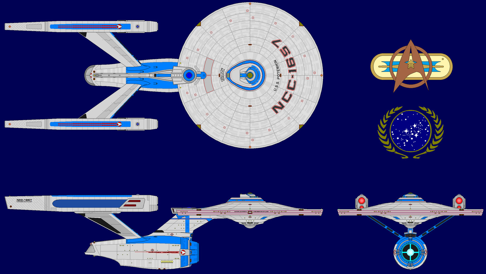 Potemkin-subclass Multi-view Ver. 2.5 (Pre-TNG)