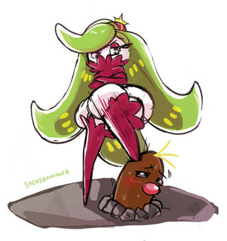 Tsareena and Diglett