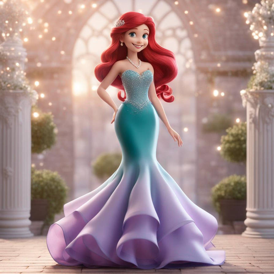 Princess Ariel as a normal girl going to the prom by MidnightRoses888 ...