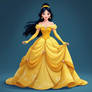 Mulan as Belle