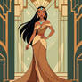 Art Deco Style: Pocahontas