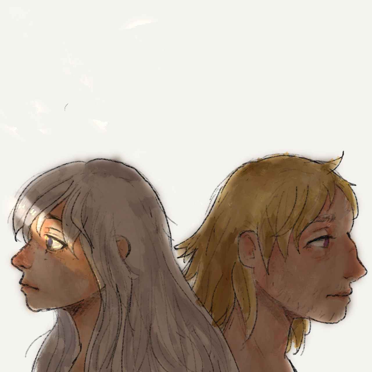 Abel and Cecil side profiles by squ1dpolv0 on DeviantArt