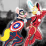 MLP Ponified Captain America Vs Iron Man