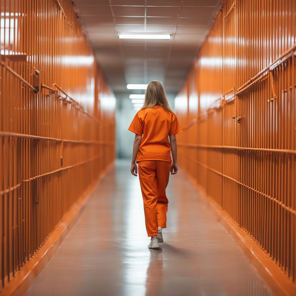 Inmate walking the halls by InmateEllie on DeviantArt