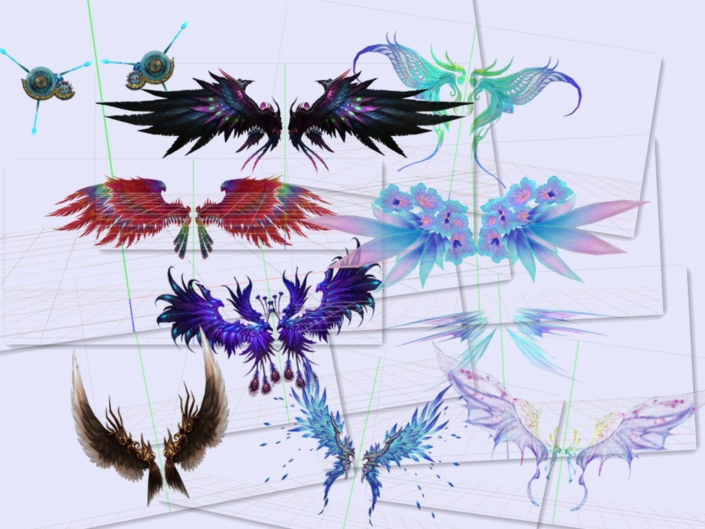 MMD - Perfect World Wings Pack 1