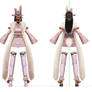 MMD Parts - Moon Festival Bunny set