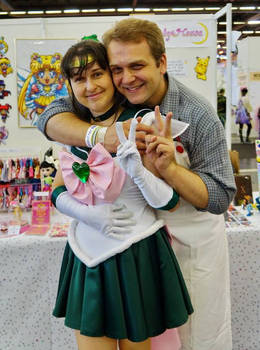 Sailor Jupiter and Motoki