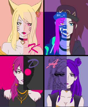 K/DA / Ahri, Akali, Evelynn y Kai sa