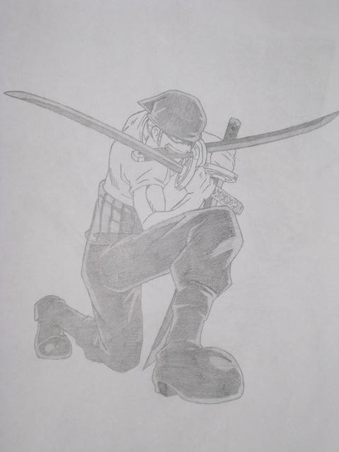 Roronoa Zoro Pose by FFsGunslingerVincent on DeviantArt