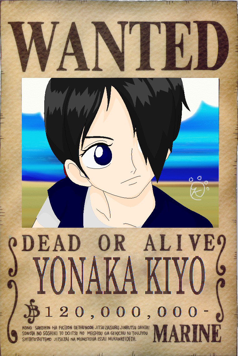 One Piece OC- Wanted Poster