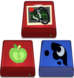 HDD Icons (BigMac and Luna ICO included)