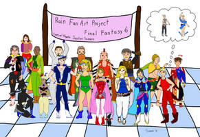 Rain cosplay full cast