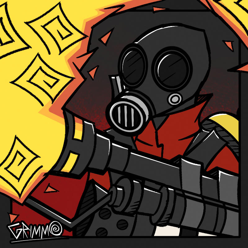 pyro (Team Fortress 2) by W0lfDFQ on DeviantArt