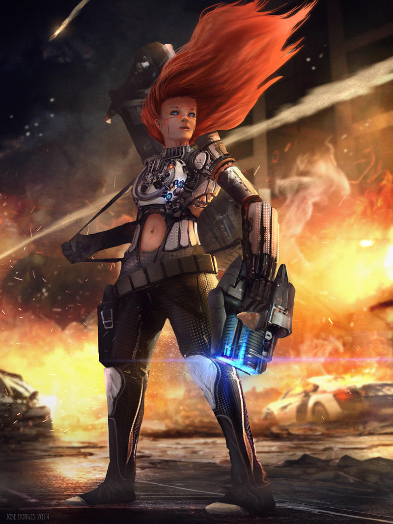 The Cyber Lady by whatzitoya