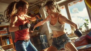 livingroom boxing 2
