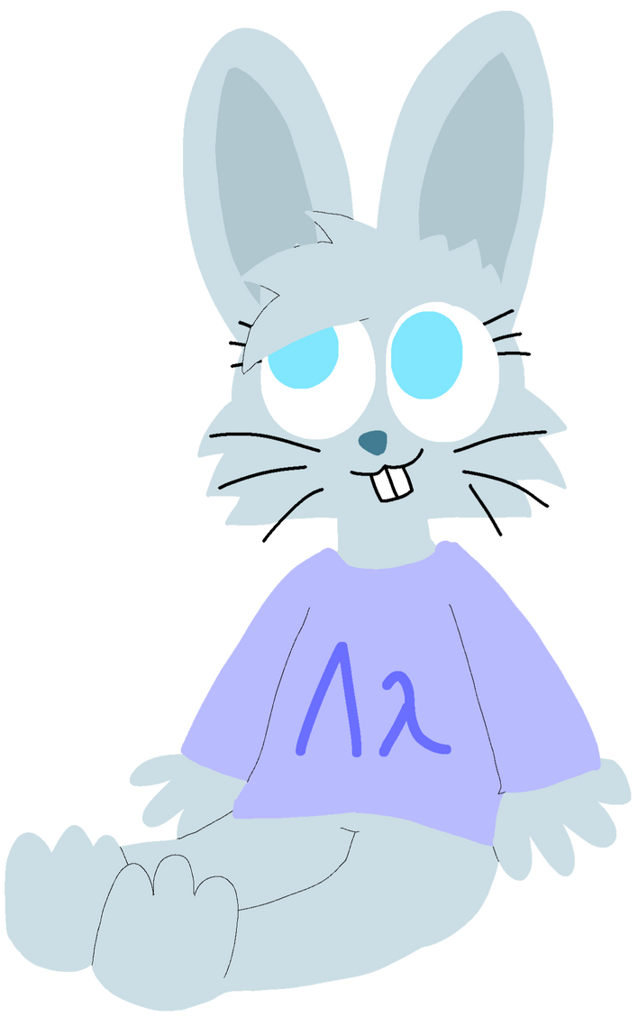 Lambda the White rabbit by noideaart59 on DeviantArt