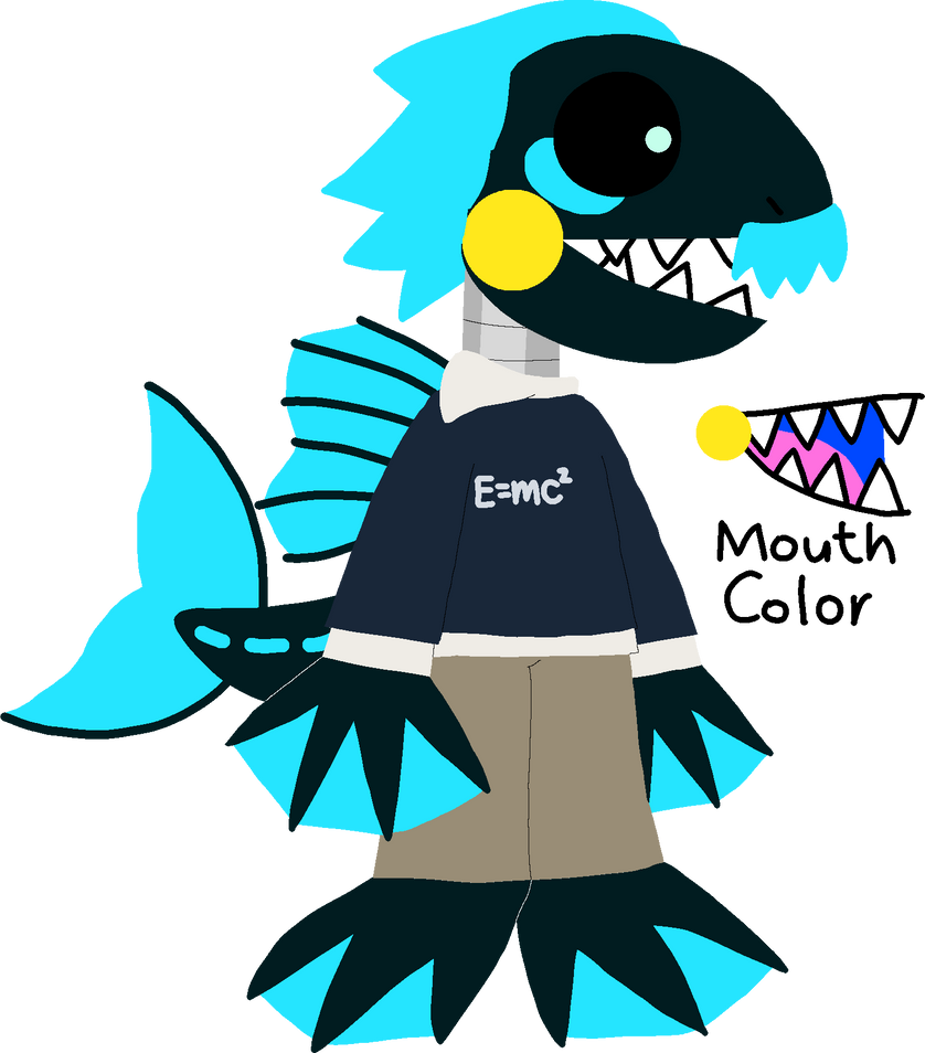 Spli Flashlight Fish Einsteinium the Splitfin flashlightfish by noideaart59 on DeviantArt