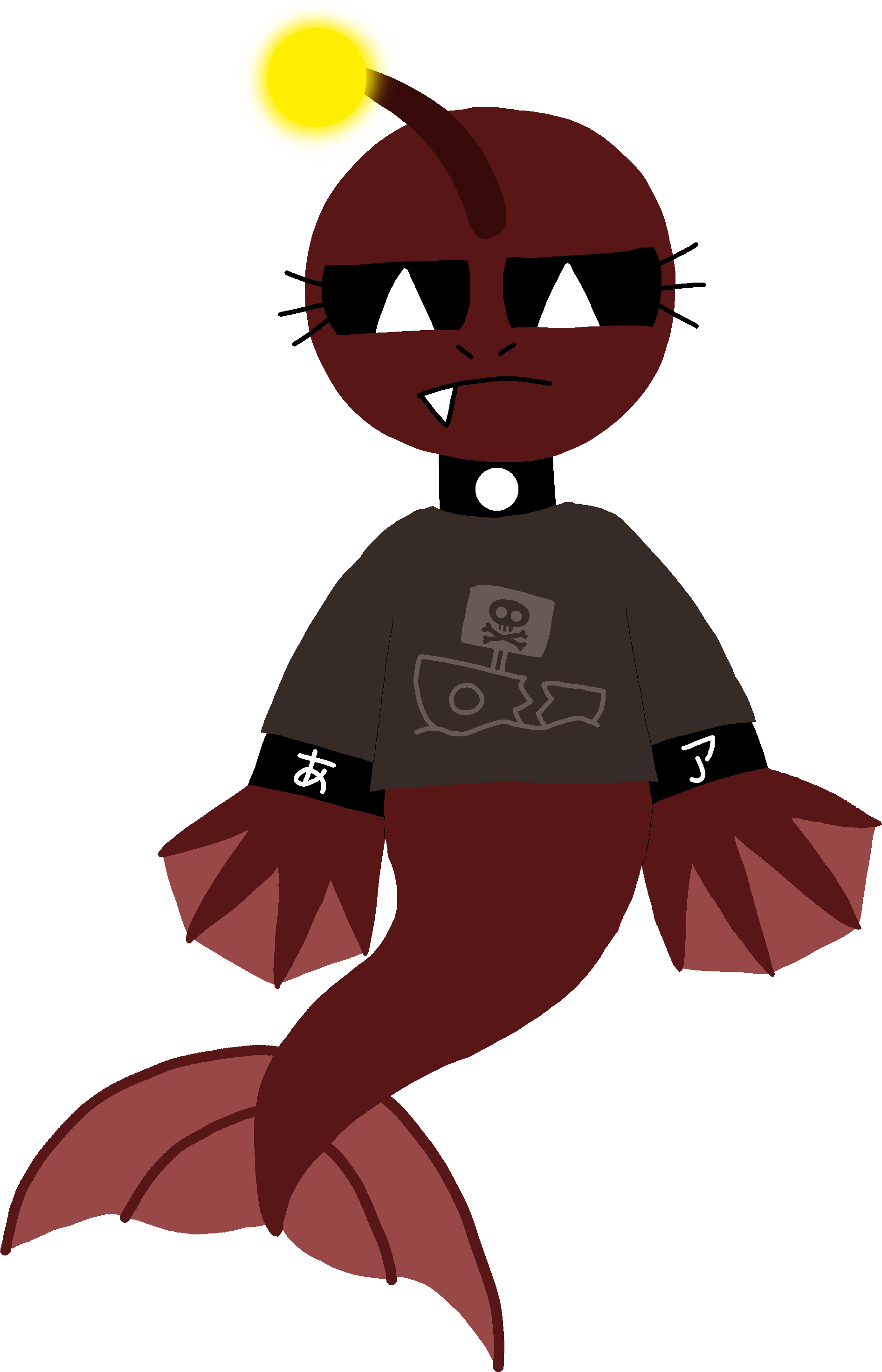 Anoymouse Fish A the Angler fish by noideaart59 on DeviantArt