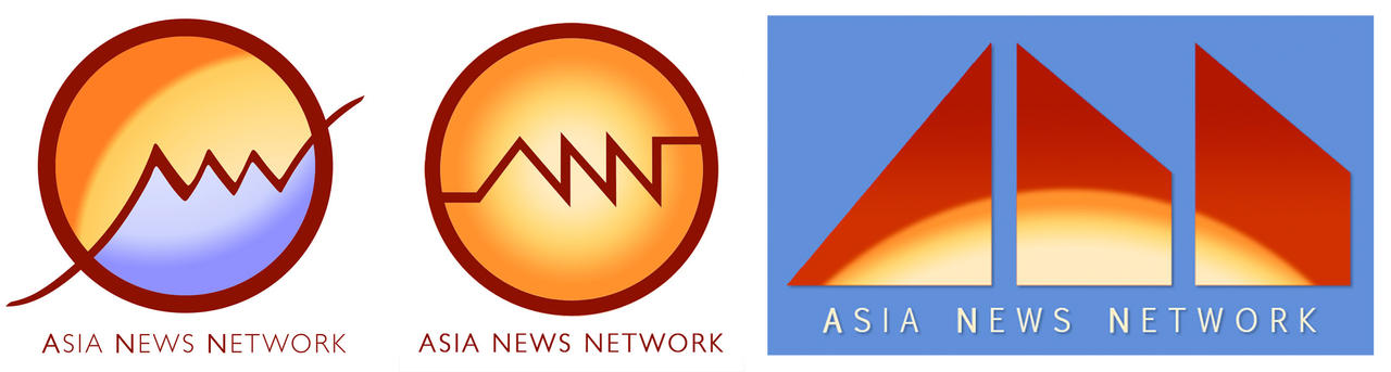 Asian News Network logo contest entries