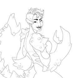 Scorpia Lineart