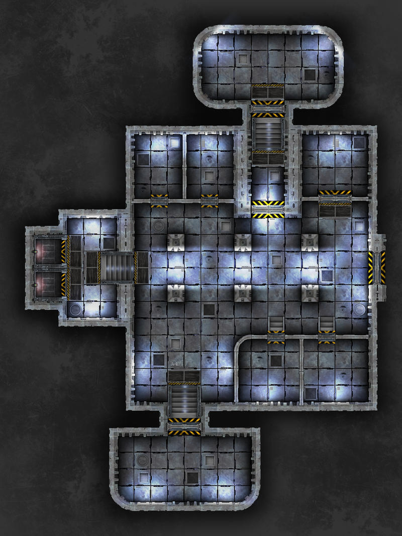 Tactical Map Rooftops Sci fi Tactical Map by MAGSouto on DeviantArt