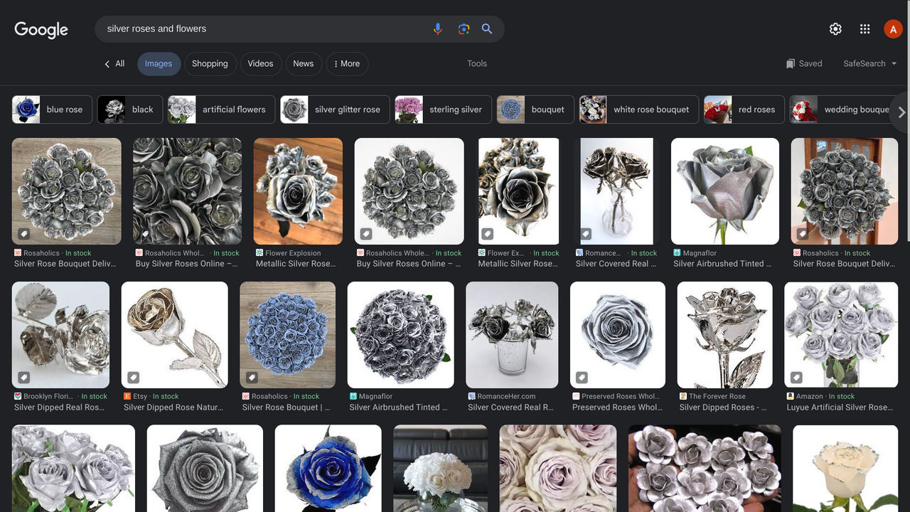 Silver Roses And Flowers! by GaicaPenny640 on DeviantArt