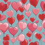 Valentine's Day Heart Balloons 