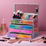 Rainbow Makeup Box