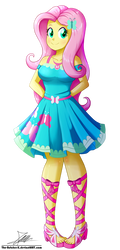 .:Fluttershy - EqG Style:. (Commission)