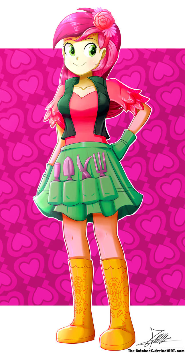 .:Rose Girl:. (Commission) by The-Butcher-X on DeviantArt