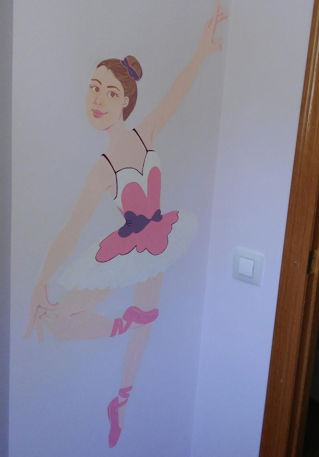 Ballerina - wall painting