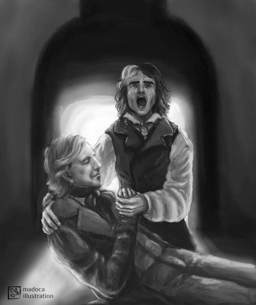 R.i.p Mr Rickman by MadocaArt on DeviantArt