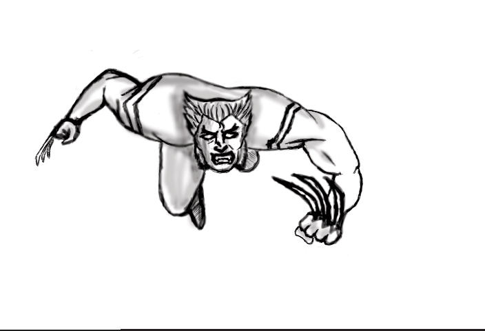 wolverine digital by asskickingfatguy on DeviantArt