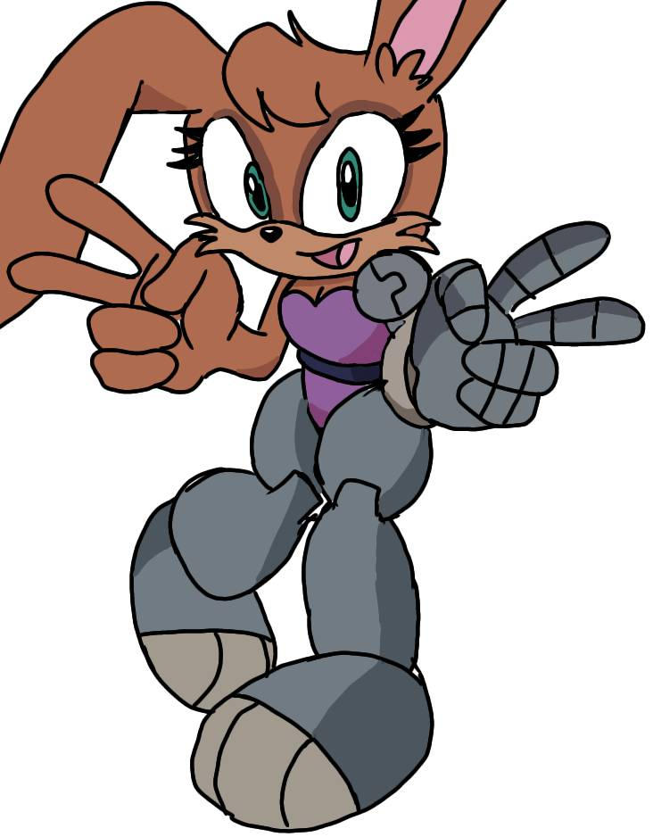 bunnie rabbot fan art by zsynab5893 on DeviantArt