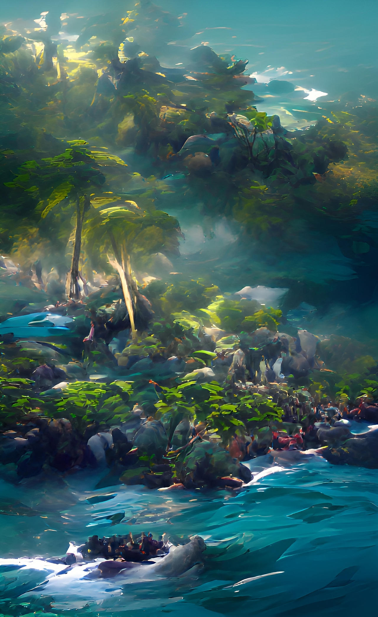 Deviantart Ocean Background Ocean Island by trShifat on DeviantArt