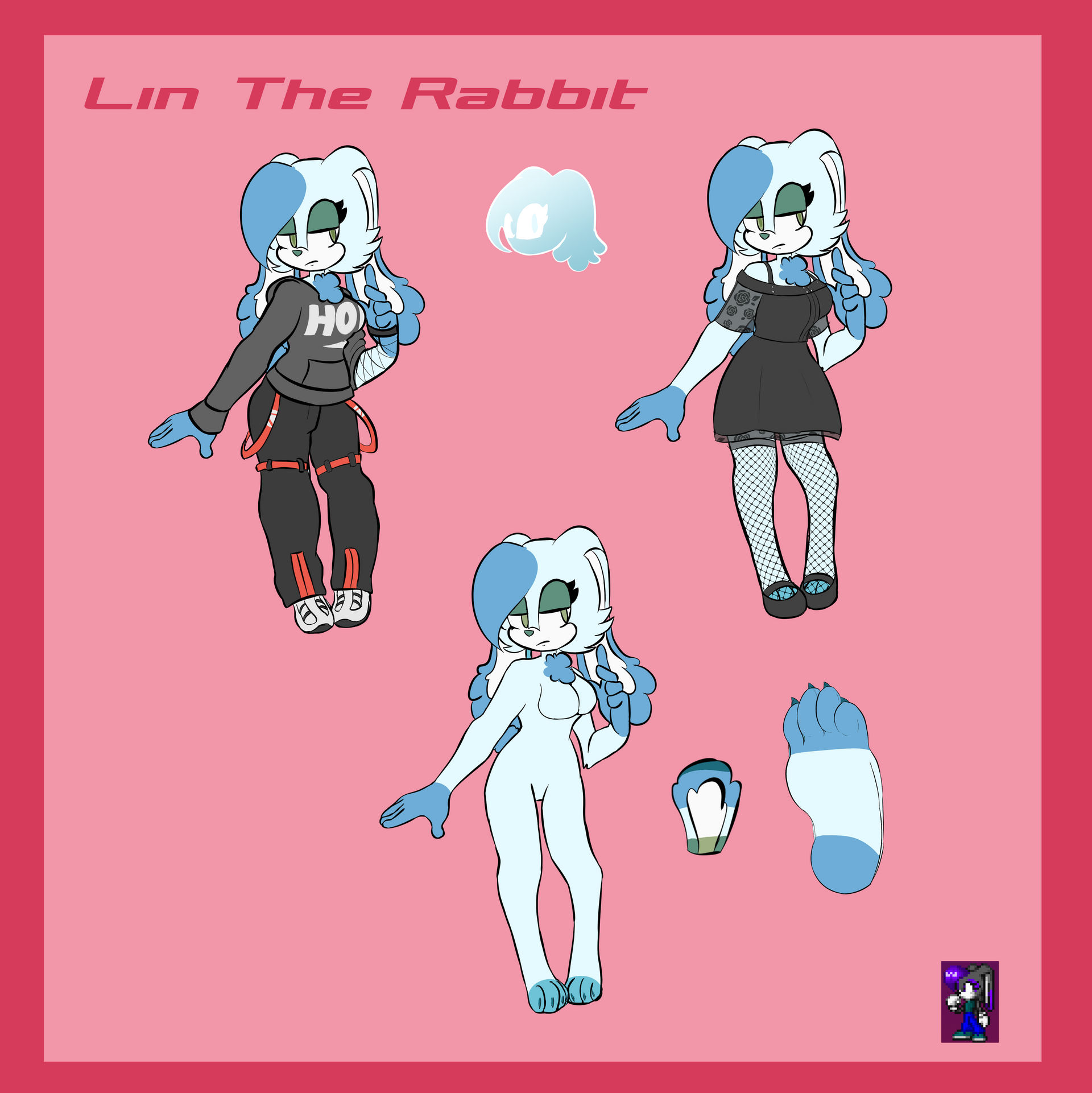 Deviantart Lin Lin the Rabbit by PhentesArt on DeviantArt