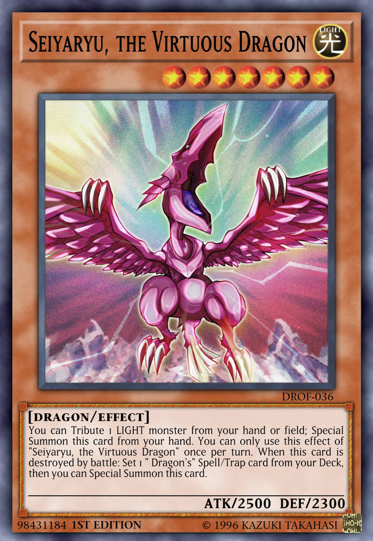 seiyaryu yugioh card DDS-004 Prices | Dark Duel Stories Why is this card an