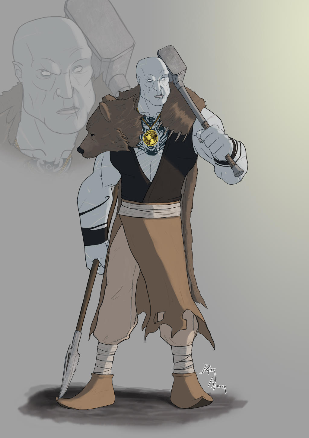 Dungeons and Dragons Request, Goliath by DraxKroener on DeviantArt