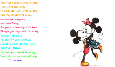 Mickey and Minnie Sonnet