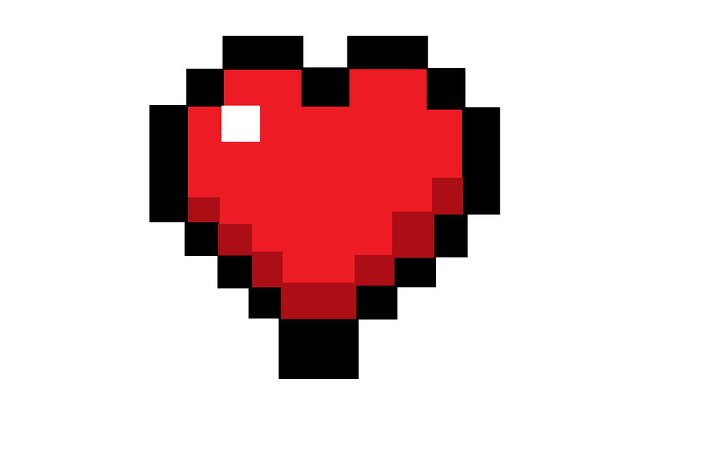 Minecraft Heart by thefunny711 on DeviantArt